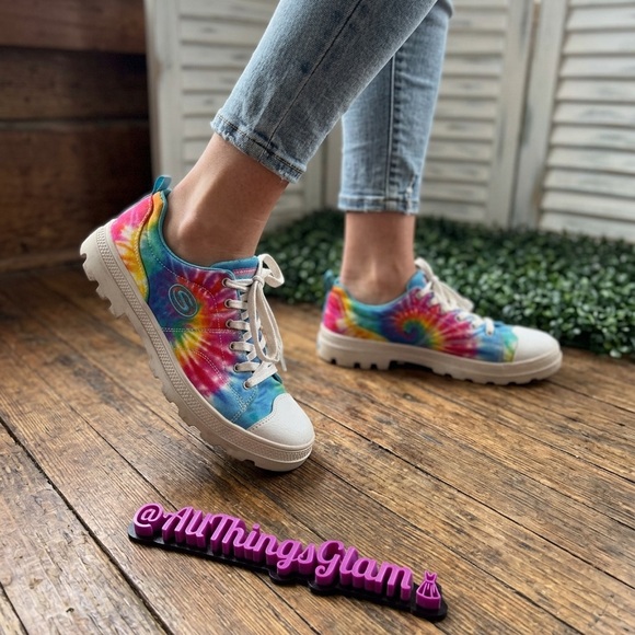 Skechers Shoes - Skechers Roadies berkeley blocks Tie-Dye chunky Sneakers